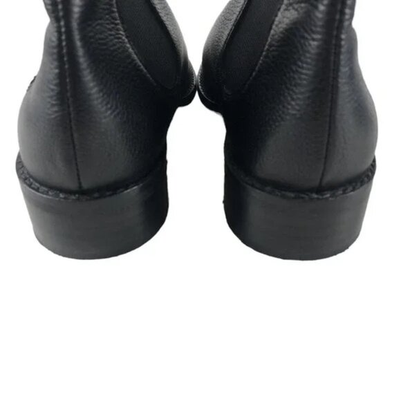 ASOS black Faux leather Chelsea bootie 8.5 - Picture 6 of 7